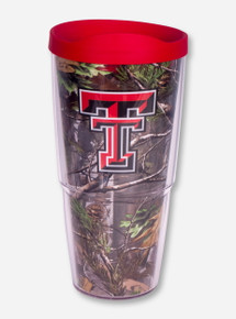 Texas Tech Double T with RealTree Camo Tervis Travel Tumbler