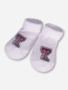 Texas Tech Double T White INFANT Booties