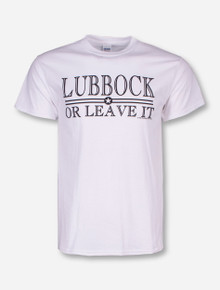 Lubbock or Leave It White Short Sleeve - Texas Tech