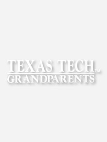 Texas Tech Grandparents White Decal