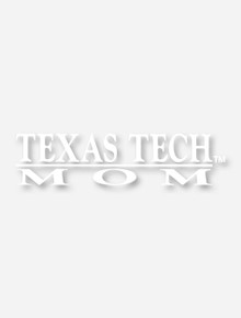 Texas Tech Mom White Decal
