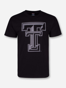 Texas Tech Black Diamond Double T Reflective Black T-Shirt