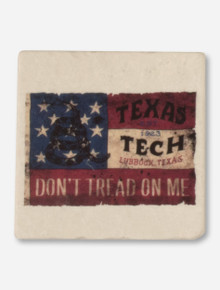 Texas Tech Contino Flag Marble Coaster