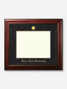 Texas Tech Gold Medallion Executive Diploma Frame U1
