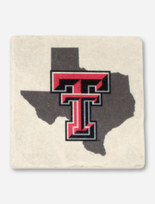 Texas Tech Lone Star Pride on Marble Coaster