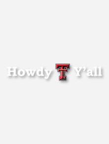 Texas Tech Howdy Y'all Double T Decal