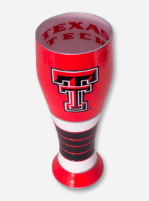 Texas Tech All-Over Hand Painted Double T Pilsner Glass