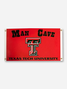 Texas Tech Man Cave & Double T on Red 3' x 5' Flag