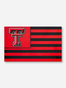United States of TTU Black & Red 3' x 5' Silk Screen Flag