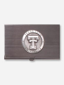 Heritage Pewter Texas Tech Silver Metal Card Case