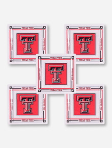 Texas Tech Red Raiders White Plastic Luncheon Plates