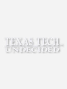 Texas Tech Undecided White Decal