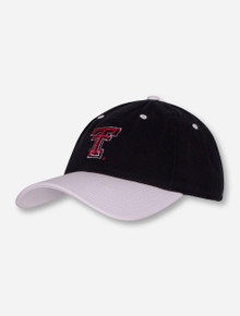 The Game Texas Tech Shimmer Double T Women's Black and White Adjustable Cap