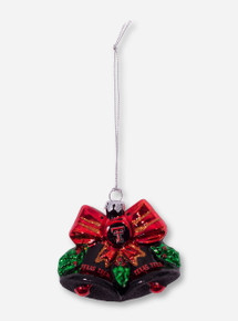 Texas Tech Holiday Bells Christmas Ornament