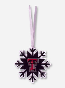Texas Tech Double T Acrylic Snowflake Ornament