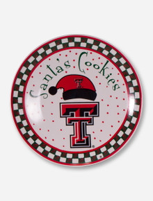 Texas Tech Santa Cookie Plate