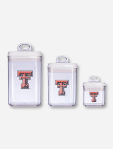 Texas Tech Double T Clear Canister Set