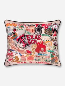 Catstudio Hand Stitched Extra Large Texas Tech Red Raiders Decorative Pillow