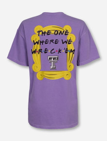 Texas Tech "The One Where We Wreck 'Em" Violet T-Shirt