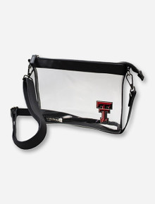 Texas Tech Double T Stadium Approved Small Clear Crossbody Bag