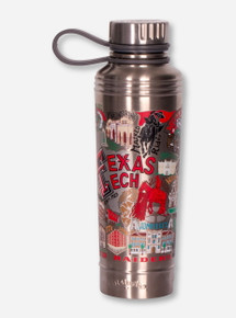 CatStudio Texas Tech Red Raiders Thermal Travel Bottle