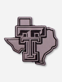 Texas Tech Red Raiders Matte Chrome Lone Star Pride Emblem