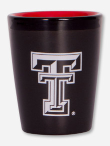 Texas Tech Red Raiders Double T Red and Black Shot Glass