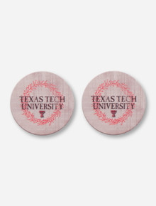 Texas Tech University Legacy 2 Pack Wreath Car Coasters