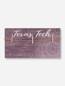 Texas Tech Red Raiders Mandala Plank Picture Hanger