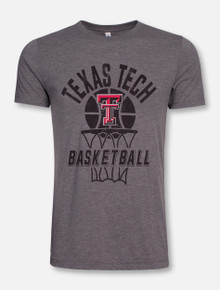 Texas Tech Red Raiders Through the Hoop Basketball T-Shirt