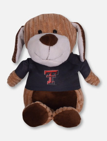 Texas Tech Red Raiders Texas Tech Corduroy Plush Dog in Tech T-Shirt