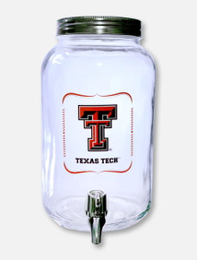 Duckhouse Texas Tech Red Raiders Texas Tech 3 Liter Drink Dispenser Glass Jar