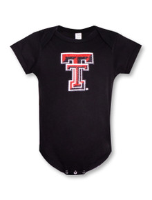 Summit Texas Tech Red Raiders Glitter Double T INFANT Onesie