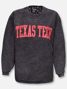 Pressbox Texas Tech Red Raiders "Campus" Corduroy Long Sleeve Tee