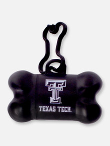 Texas Tech Red Raiders Bone Shaped Bag Dispenser