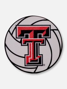 Texas Tech Red Raiders Double T Volleyball Decal