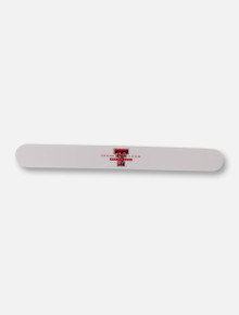 Texas Tech Red Raiders Double T on White Nail File