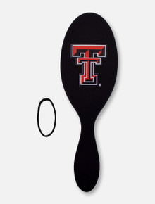 Texas Tech Red Raiders Double T Hair Tie and Brush Set