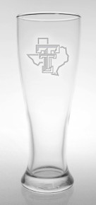 Texas Tech Red Raiders Etched Pride Logo Beer Pilsner