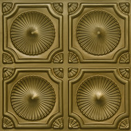 106 - Brass - Glue Up - Decorative Ceiling Tile