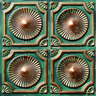 106 - Patina Copper - Glue Up - Decorative Ceiling Tile