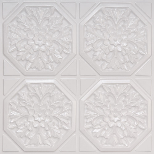 108 - White Pearl - Glue Up - Decorative Ceiling Tile