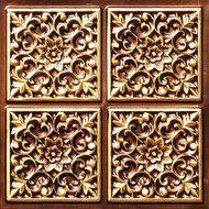 109 - Antique Brass - Glue Up - Decorative Ceiling Tile