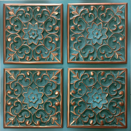 109 - Patina Copper - Glue Up - Decorative Ceiling Tile