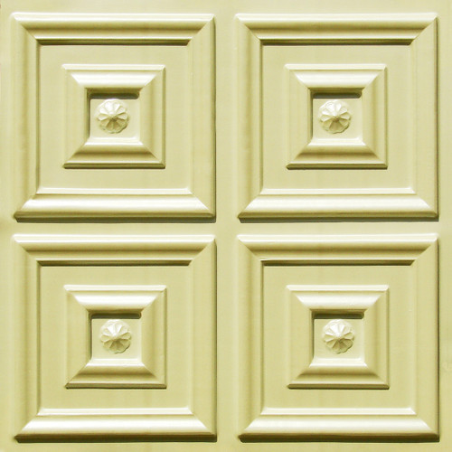 112 - Cream Pearl - Glue Up - Decorative Ceiling Tile