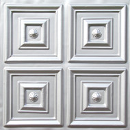 112 - Silver - Glue Up - Decorative Ceiling Tile