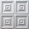112 - Silver - Glue Up - Decorative Ceiling Tile