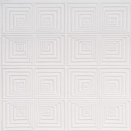 115 - White - Glue Up - Decorative Ceiling Tile