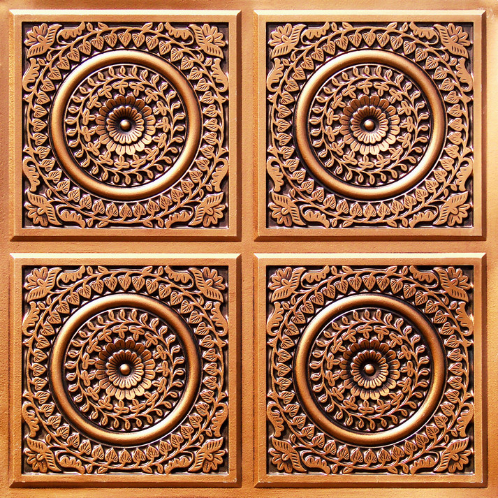 117 Antique Gold Glue Up Decorative Ceiling Tile