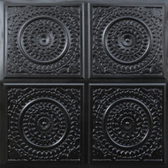 117 - Black - Glue Up - Decorative Ceiling Tile